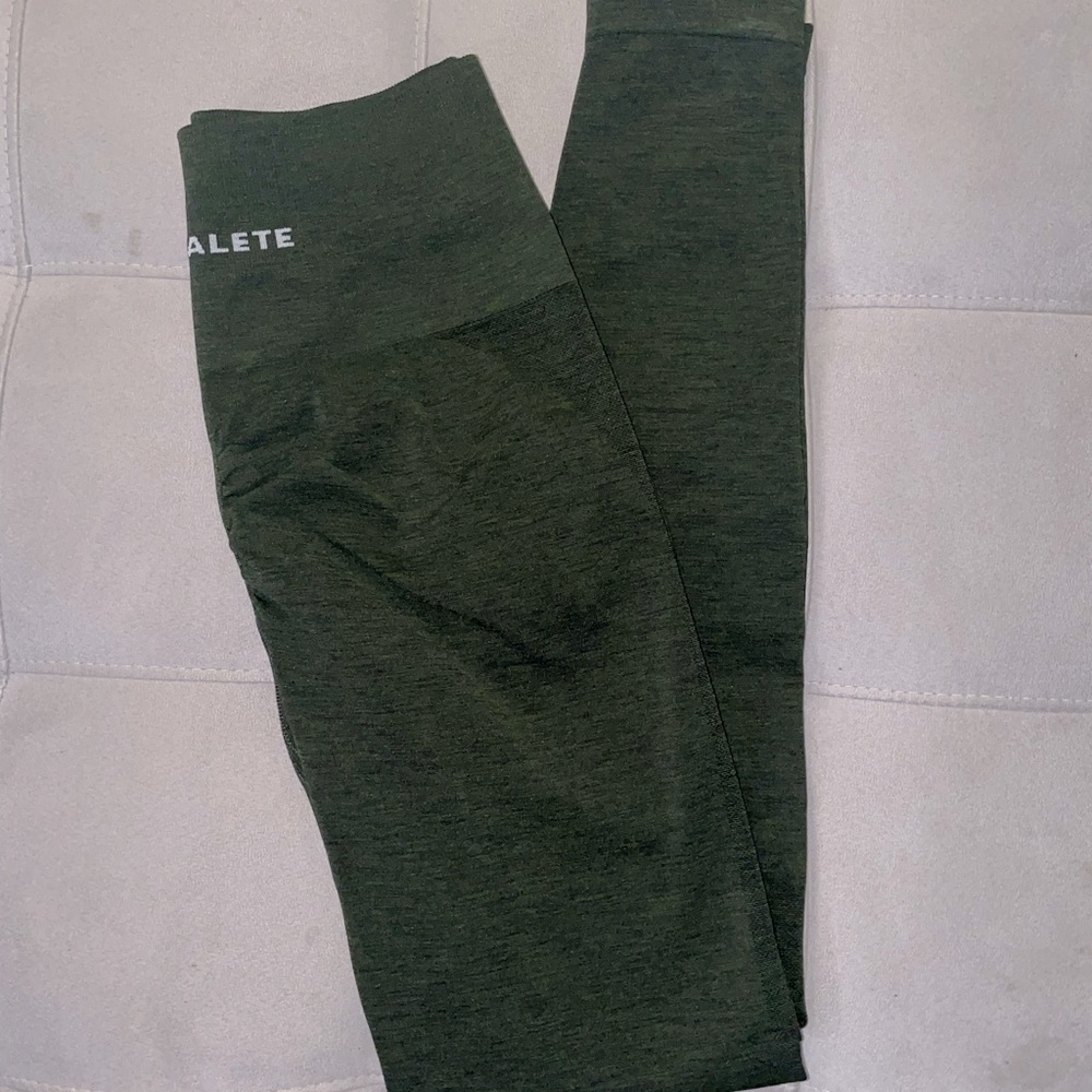 Green Alphalete Workout Leggings